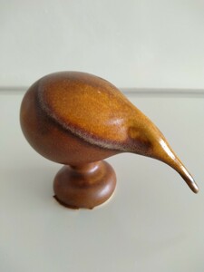 【ヴィンテージ品】キーウィ キウイ Kiwi 鳥 バード ニュージーランド STEWART POTTERY ハンドクラフト 手製 置物 陶器製 1980年代