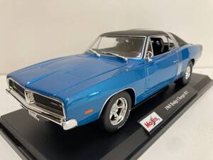 マイスト1/18◆1969 ダッジ チャージャーR/T ◆ 1969 Dodge Charger R/T 薄ブルー