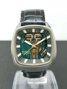 【有償修理保証付/稼働品 WORKING/動画あり】BULOVA 100th ACCUTRON Spaceview/ブローバ 100周年記念 アキュトロン スペースビュー/214