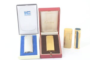 【4点】 Cartier カルティエ dunhill ダンヒル 等 ライター ガスライター 喫煙具 喫煙グッズ まとめ 0599-B①