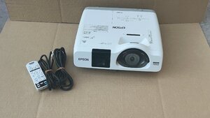 簡易チェック★動作品 EPSON エプソン プロジェクター EB-536WT ランプ点灯時間1848H/130H☆投影OK★ES1635