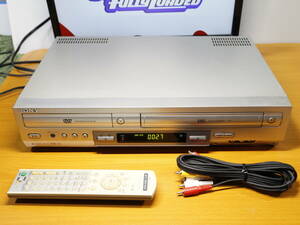 ソニー SONY　DVD/ビデオカセットレコーダー　DVD/VHS一体型プレーヤー　リモコン付き　SLV-D303P 2003年製　アナログ　