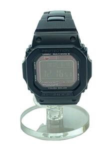 CASIO◆ソーラー腕時計・G-SHOCK/デジタル/BLK