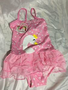 新品　女の子　ピンク　水着　サイズ１２０くらい