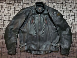 【日本製L /３W】 クシタニ コンプリートジャケット　三点パッド　レザージャケット　革ジャンKUSHITANI K0605K-0655 COMPLETE JACKET