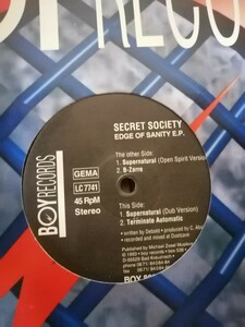 90s アシッドテクノ 12 Secret Society Edge of Sainy E.P