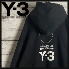 【希少デザイン】Y-3 ワイスリー バックプリント 入所困難 即完売 パーカー