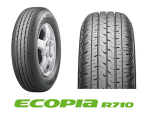 ●●ブリヂストン バン用 エコピアR710 145/80R12 80/78● 145-80-12 ブリジストン ECOPIA エブリイ キャリー