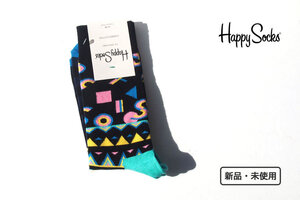 送料無料★新品｜未使用｜ハッピーソックス｜happy socks｜クルー丈カジュアルソックス｜オブジェクト柄ソックス｜10111033