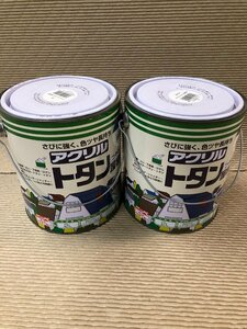 トタン屋根用ニッペ　アクリル　つやあり　2Ｌ×3缶　★こげ茶数あり