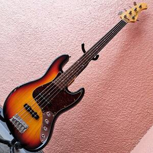 ■Bacchus BJB5-800G R ASH Jazz Bass Global Series 5弦ベース バッカス グローバルシリーズ ジャズベース ジャズベ アッシュプリアンプ