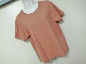 jjyk8-444 ■ LOWRYS FARM ■ ローリーズファーム Tシャツ カットソー トップス 半袖 コットン スモーキーオレンジ M