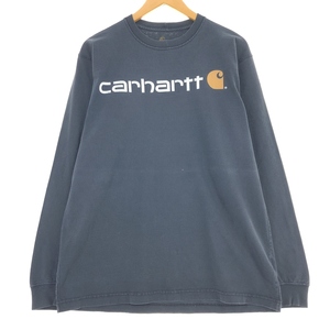 古着 カーハート Carhartt ロングTシャツ ロンT メンズM相当 /eaa432698