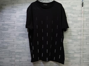 ブラック MONCLER MAGLIA T-SHIRT/G10918C7B110 829H8 半袖Tシャツ