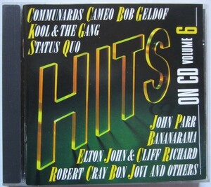 【送料無料】Hits On CD Vol.6 1986年 ヒット曲 Communards Cameo Status Quo Bob Geldof Kool & The Gang John Parr Gwen Guthrie