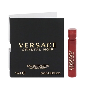 ヴェルサーチェ クリスタル ノワール (チューブサンプル) EDT・SP 1ml 香水 フレグランス CRYSTAL NOIR VERSACE 新品 未使用