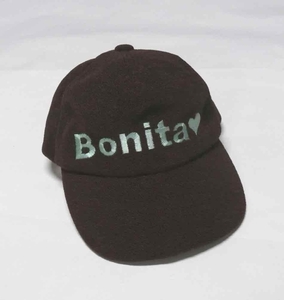 日本製　(株)三愛アイ　Bonita キャップ　フリーサイズ　茶　