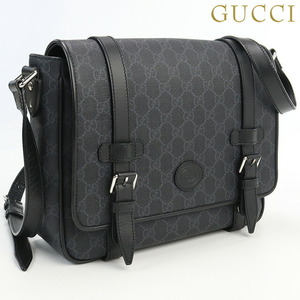 中古 グッチ 斜め掛け ショルダーバッグ メンズ ブランド GUCCI GGスプリーム GGメッセンジャーバッグ PVC 658542 KGDHN 1000