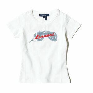 フェラーリ ゴールデン キッズ Tシャツ ホワイト 3才