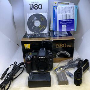 NIKON D80 body 元箱付き　バッテリー劣化無し　動作品　現状渡し　1円〜