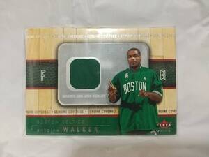 Antoine Walker 2002-03 Fleer Genuine Coverage Jersey パッチカード アントワン・ウォーカー Boston Celtics セルティックス NBA