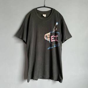 E.T. 80’s ヴィンテージ Tシャツ イーティー ムービー 映画 ブラック