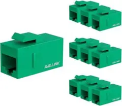 iMiLLiNK RJ45 LAN ケーブル用 中継 コネクタ10個セット