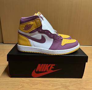 【送料無料】28.0cm Nike Air Jordan 1 High OG Brotherhood University Gold and Light Bordeaux ナイキ エア ジョーダン ブラザーフッド