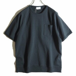 A6922f16　■FLISTFIA フリストフィア■ 新品 SHORT SLEEVE SWEAT ポケット付き 半袖 スウェットシャツ ブラック 3 オーバーサイズ 春夏