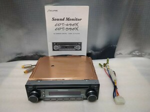 送料無料 ECLIPSE SOUND MONITOR CDT-450X CD 1DIN アンプレス サウンドモニター 富士通 少々訳あり品