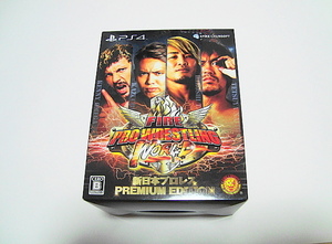 即決 PS4 ファイヤープロレスリング ワールド 新日本プロレス PREMIUM EDITION ※特典は未使用※