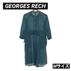 GEORGES RECH ワンピース ロングワンピース シアー シャツワンピ M