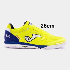 箱有 Joma (ホマ) TOP-FLEX REBOUND インドア フットサル シューズ 26cm (EU40.5) YELLOW | futsal トップフレックス 室内用 黄 リバウンド