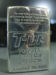 トヨタ 限定.4699 TOYOTA T-UP　Used Car ZIPPO (00年)R92 