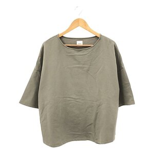 Spick and Span / スピックアンドスパン | 2020SS | ミニ裏毛 ビックTシャツ | F | カーキ | レディース