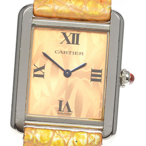 カルティエ CARTIER W1019455 タンクソロ SM クォーツ レディース _814948