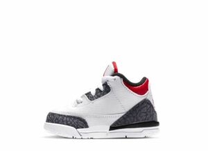 Nike TD Air Jordan 3 Retro SE-T "Fire Red Denim" 10cm DB4170-100