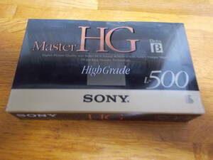 SONY ベータ VIDEO テープ L500 MHG マスター HG ソニー Beta ビデオテープ 