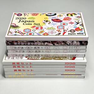 【純銀入り】 敬老貨幣セット 桜の通り抜け 1998年 1999年 2000年 2007年 2010年 2011年 2013年 2014年 2020年 額面合計6,660円 