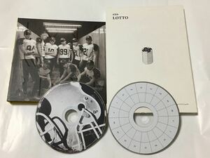 送料込み　EXO　CD　2個セット　2集リパケ　☆LOVE ME RIGHT☆　＆　3集リパケ　☆LOTTO☆　Korean韓国語ver.　韓国盤　K-POP 