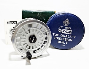 ★ 美品 ★ 廃盤 希少 RYOBI fly reel 455 日本製 国産フライリール リール ビンテージ レトロ コレクション最適 ★