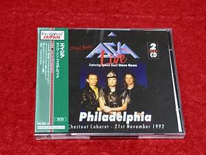 レア！【新品 2CD】 ASIA / ライヴ・イン・フィラデルフィア 1992年ライヴ エイジア 国内盤 未開封