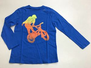 ■GAP■ロンＴ■新品■ブルー■スカル■130■スケボー■ＵＳＡ■青■ドクロ■ＭＴＢ■1-1