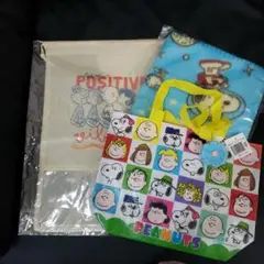 PEANUTS トートバッグ semi POSITIVE vibes