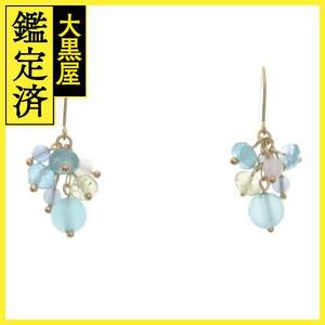 JEWELRY ノンブランドジュエリー マルチカラー ピアス K10YG 1.0g【430】