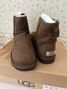 UGG M CLASSIC MINI DECO US8 JP25 耐水性ブーツ