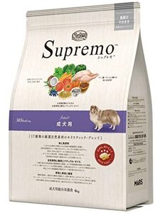 Nutro ニュートロ シュプレモ 成犬用 4kg ドッグフード【自然素材/着色料 無添加/消化に良い】