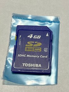 TOSHIBA 東芝 SDHCカード 4GB 1枚 フォーマット済み 動作確認済みジャンク品