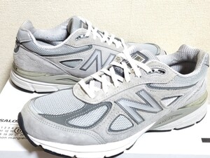 最高級　New Balance M990GL4 GRAY　ニューバランス　made in USA アメリカ製　size.8,5 26.5cm 定価、2万7500円　