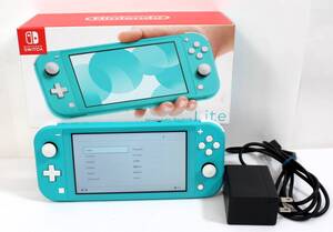 Y6574＃◆中古美品◆任天堂 Nintendo Switch Lite スイッチライト HDH-S-BAZAA ターコイズ